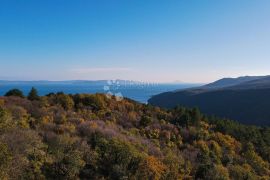 Građevinsko zemljište s pogledom na more i zelenilo, Labin, Land