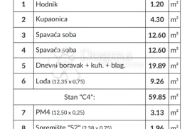 1. kat luksuzne novogradnje - 500m od mora, Ližnjan, Daire