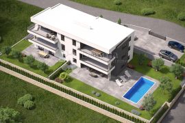 Malinska, prodaja, ekskluzivni apartman sa bazenom i spremištem 44 m², Malinska-Dubašnica, Stan