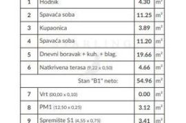 PRODAJA, STAN, VALDEBEK, NOVOGRADNJA, 2SS+DB, Pula, شقة