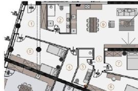 Stan Prodaja stanova u novom poslovno- stambenom projektu, Poreč C1, Poreč, Διαμέρισμα