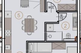 Stan Prodaja stanova u novom poslovno- stambenom projektu, Poreč C6, Poreč, Wohnung