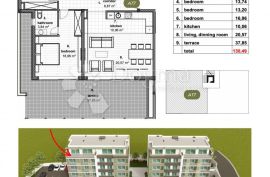 Luksuzni penthouse A17, Makarska, Wohnung