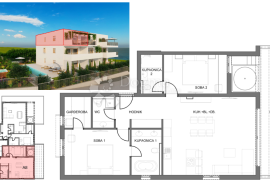 SLATINE – LUKSUZNA NOVOGRADNJA PENTHOUSE 2. KAT (A8), Trogir, Wohnung