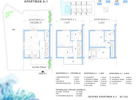 Apartman Novogradnja Novalja 107,24 m2, Novalja, Daire