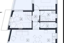 Novogradnja Sesvete-Sesvetska Sela 2S+DB, 76,08m2, Sesvete, شقة