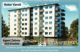 Novogradnja trosoban stan dvije spavaće 54.40m2 Kotor Varoš, Kotor Varoš, Flat
