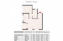 Ponuda apartmana sa jednom spavaćom sobom od 31,54m2 do 43,64m2 u izgradnji Ski Centar Ravna Planina, Kвартира