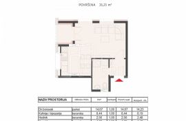 Ponuda studio apartmana od 24,49m2 do 31,21m2 u izgradnji Ski Centar Ravna Planina, Daire