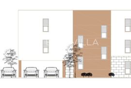 Pula, bliža okolica - dvosobni stan u prizemlju S1, s 19.25 m2 vrta, NKP 40.25 m2, Pula, Appartement