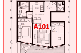 Novogradnja- dvosoban stan na 1. katu, Poreč, Istra, Poreč, Διαμέρισμα