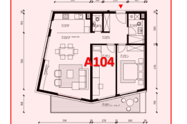 Novogradnja- dvosoban stan na 2.katu, Poreč, Istra, Poreč, Apartamento
