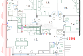 Penthouse sa panoramskim pogledom na more - 900m od mora, Vodnjan, Appartamento