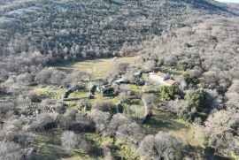 Labin, okolica 111000 m² zemljišta i kamena kuća, Raša, Terreno