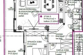 Privlaka, novogradnja S5, dvosoban, Privlaka, Διαμέρισμα