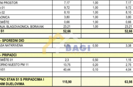 ZADAR PLOVANIJA-stan 52,66m2, Zadar, شقة