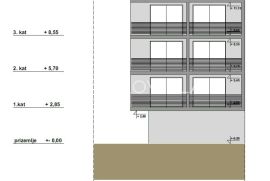 Makarska, novogradnja dvosoban stan s pogledom na more S1, Makarska, Appartement