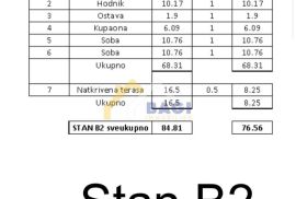 Tar 3-sobni stan u Novogradnji 76,56m2, Tar-Vabriga, Stan