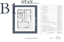 Medulin - Stan B1, 149m2, 3 sobe, terasa 35m2, Medulin, Wohnung