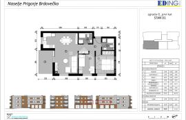 NOVOGRADNJA! Prigorje Brdovečko- trosoban stan D1, Brdovec, Wohnung