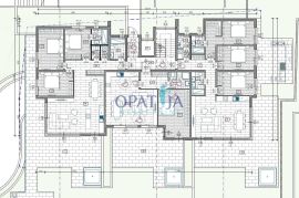 Rijeka-Trsat luksuzni stan u vrhunskoj novogradnji 3S+DB, prizemlje, 138.12 m2, Rijeka, Daire