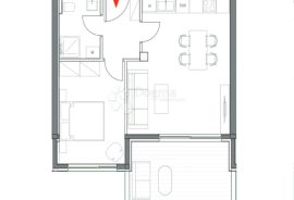 Umag, novogradnja, 1s+DB, stan u prizemlju s okucnicom, Umag, Apartamento