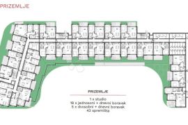 Umag, novogradnja, 1s+DB, stan u prizemlju s okucnicom, Umag, Apartamento