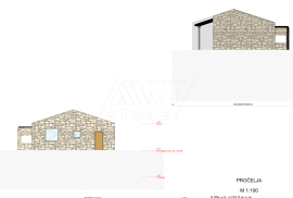 Pavićini - Zemljište 610m2 sa građevinskom dozvolom, Marčana, Terreno