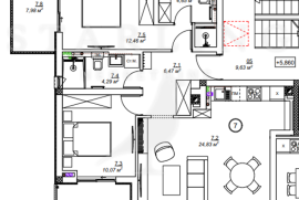 PRODAJA, STAN, MEDULIN, 88 M2, Medulin, Flat