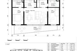 ZGRADA C, STAN C308, NOVOGRADNJA, PRODAJA, POREČ, 76,75 m2, 3S, Poreč, Kвартира