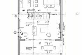 Starigrad - zemljište sa građevinskom dozvolom cca 100m od mora! 110000€, Starigrad, Tierra