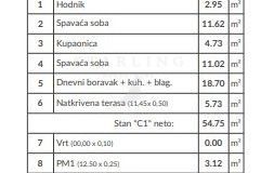 PRODAJA, STAN, VALDEBEK, NOVOGRADNJA, 2SS+DB, Pula, Flat