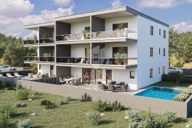 Novigrad, stan pogledom na more u izgradnji!, Novigrad, Flat