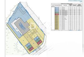 MATULJI, KASTAV, RUBEŠI- građevinsko zemljište 900m2 s zgradom u izgradnji 600m2 sa 3 prostrana stana s panoramskim pogledom na more i podzemom garažom, Kastav, Terreno