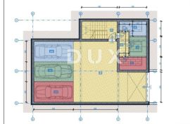 MATULJI, KASTAV, RUBEŠI- građevinsko zemljište 900m2 s zgradom u izgradnji 600m2 sa 3 prostrana stana s panoramskim pogledom na more i podzemom garažom, Kastav, Terreno