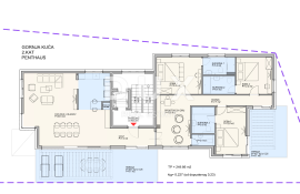 OPATIJA, IČIĆI - građevinsko zemljište 2800m2 S LOKACIJSKOM DOZVOLOM!! I s pogledom na more za stambenu zgradu–stanove /apartmane, Opatija - Okolica, Terra