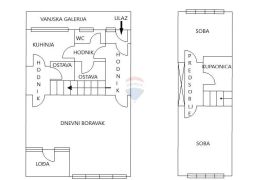 Zagreb, Martinovka, trosoban stan 97 m2 u Galićevoj zgradi, Trnje, Wohnung