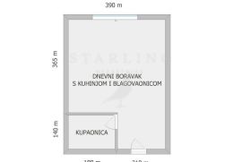 STAN, PRODAJA, ZAGREB, CENTAR, BRANIMIROVA, 24 m2, GARSONIJERA, Donji Grad, Apartamento