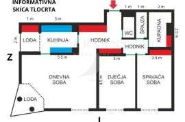 STAN, PRODAJA, ZAGREB, RUDEŠ, 86 m2, 3-soban, Trešnjevka - Sjever, Apartamento