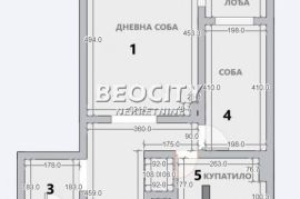 Savski venac, Mostarska petlja, Zvečanska, 2.0, 54m2, Savski Venac, Flat