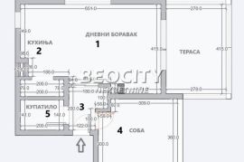 Savski venac, Mostarska petlja, Zvečanska, 2.0, 51m2, Savski Venac, Flat