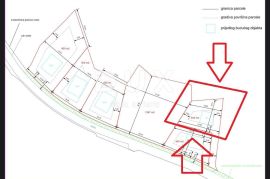 GORSKI KOTAR, LOKVE - atraktivno zemljište 450m2 za obiteljsku kuću / villu / apartmane / kuću za iznajmljivanje / kuću za odmor, Lokve, Terreno