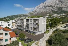 Makarska, novogradnja jednosoban stan s pogledom na more S6, Makarska, Appartement