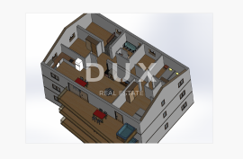 KASTAV, CENTAR- građevinsko zemljište 805m2 S GRAĐEVNOM DOZVOLOM!!! s pogledom na more za stambenu zgradu – stanove/apartmane/  obiteljsku villu ili villu za iznajmljivanje - odmor s bazenom, Kastav, Zemljište