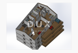 KASTAV, CENTAR- građevinsko zemljište 805m2 S GRAĐEVNOM DOZVOLOM!!! s pogledom na more za stambenu zgradu – stanove/apartmane/  obiteljsku villu ili villu za iznajmljivanje - odmor s bazenom, Kastav, أرض