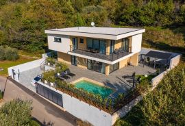 Opatija, Mošćenička Draga – Potpuno nova luksuzna vila s bazenom 800 m od mora, Mošćenička Draga, House