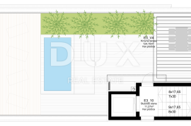 ZADAR, PETRČANE - Punta Radman! Luksuzni penthouse s krovnom terasom 240 metara od mora! S3, Zadar - Okolica, Appartamento