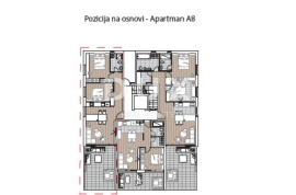 OPATIJA, CENTAR - stan s pogledom u novogradnji iznad centra Opatije, Opatija, Appartement