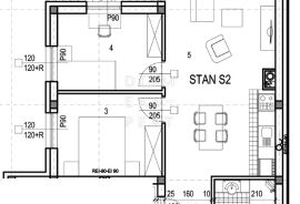 Novogradnja, trosoban stan, 1. kat - 67m2, Sesvete, Flat