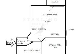 STAN, NAJAM, ZAGREB, RUDEŠ, 34 m2, 2-soban, Trešnjevka - Sjever, Apartamento